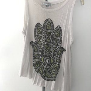 Urban Outfitters flowy open-back tank top